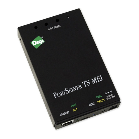 Digi PortServer TS 1 M MEI User manual