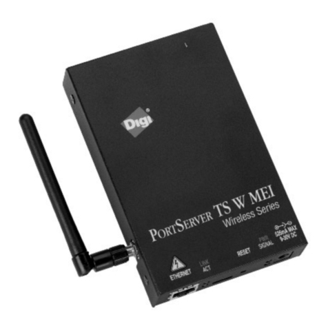 Digi PortServer TS1 W MEI User manual