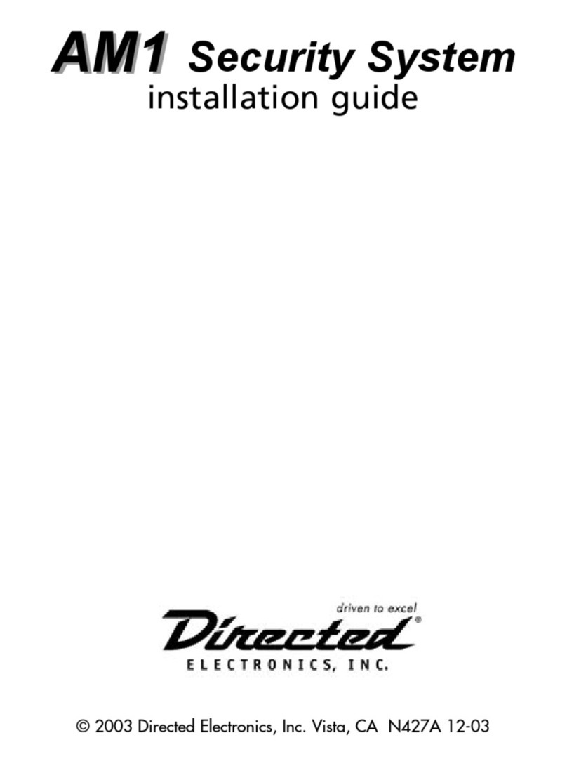 Directed Electronics AM1 User manual Directed Electronics AM1 User manual