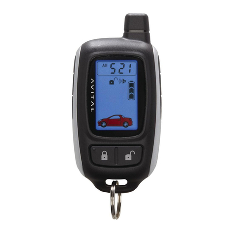 Avital 3300L owner's guide