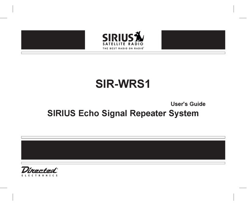 Directed Electronics SIR-WRS1 user manual