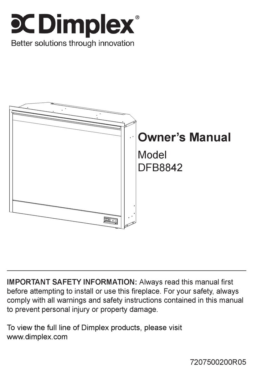 Dimplex DFB8842 User manual Dimplex DFB8842 User manual
