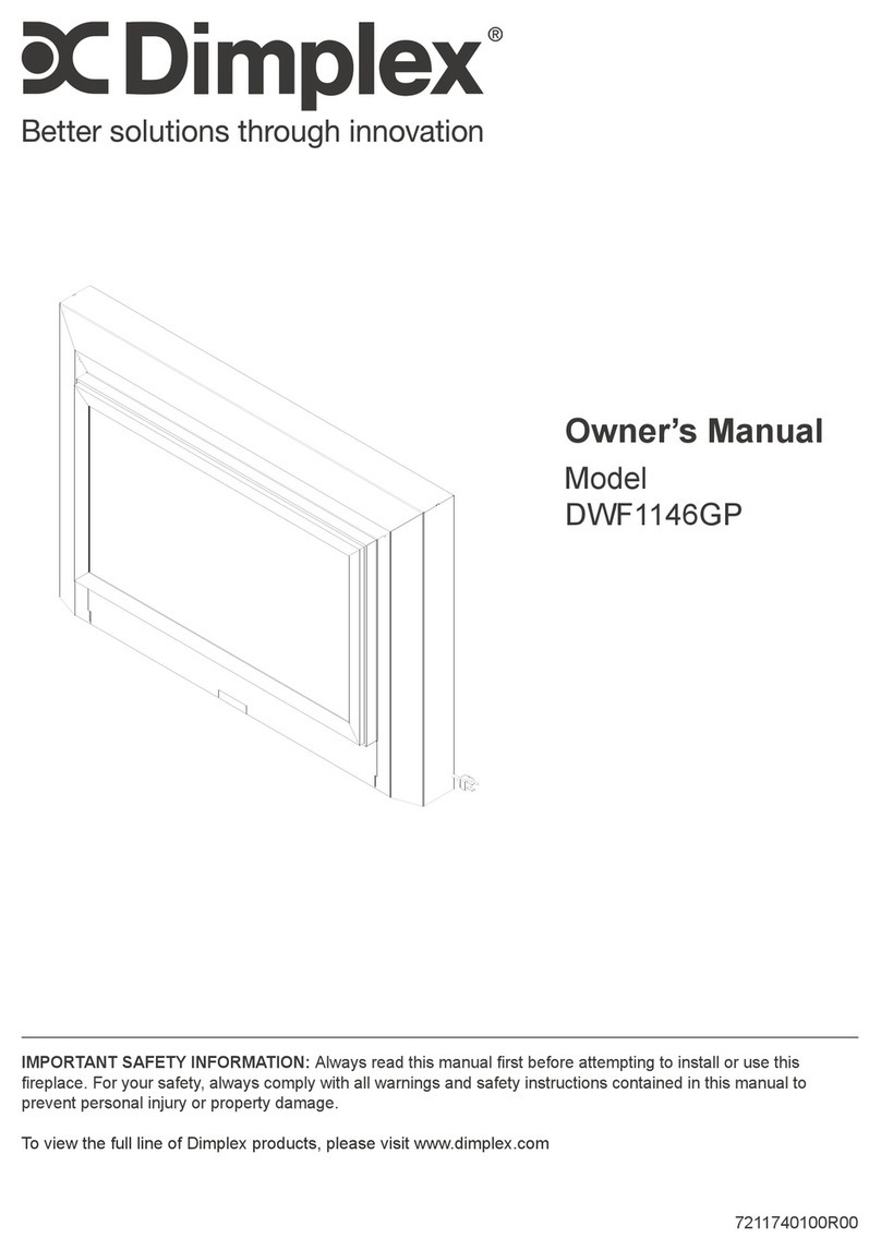Dimplex DWF1146GP owner's manual