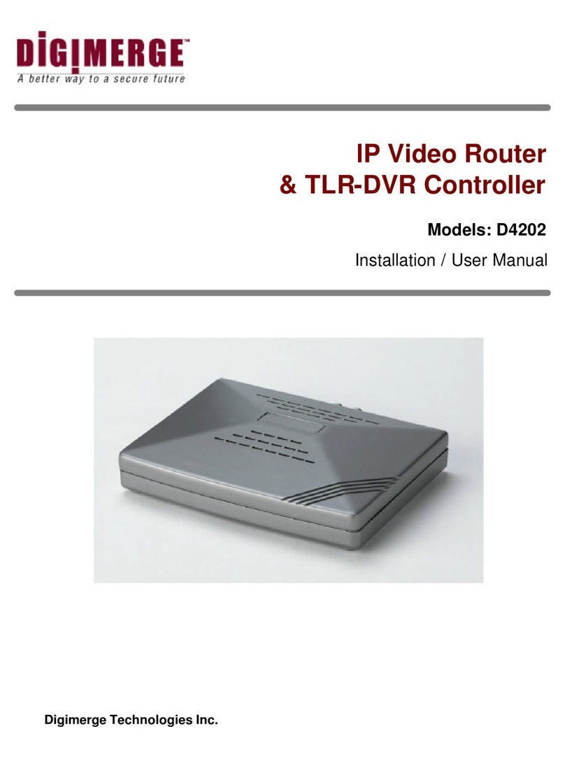 Digimerge D4202 Installation & user manual