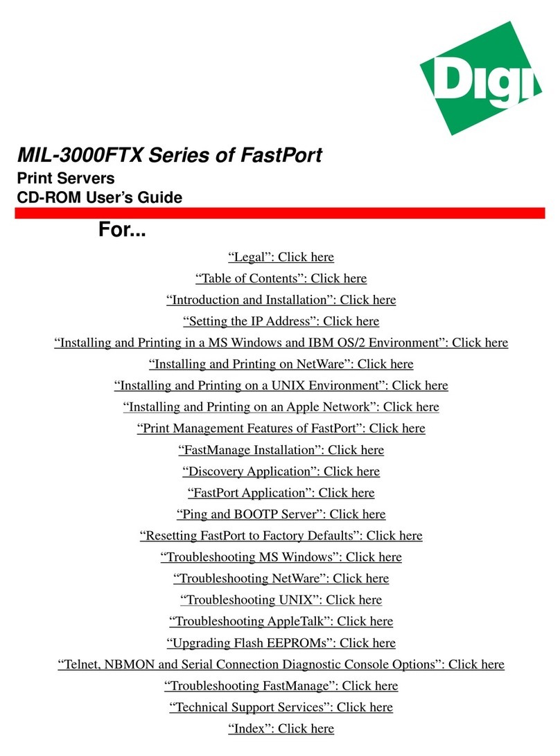 Digi MIL-3000FTX Series user guide