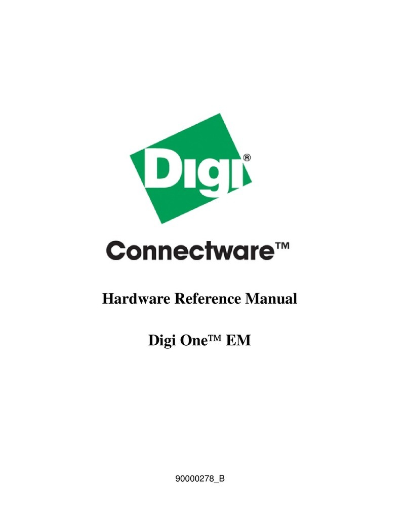 Digi Digi One EM Hardware reference manual