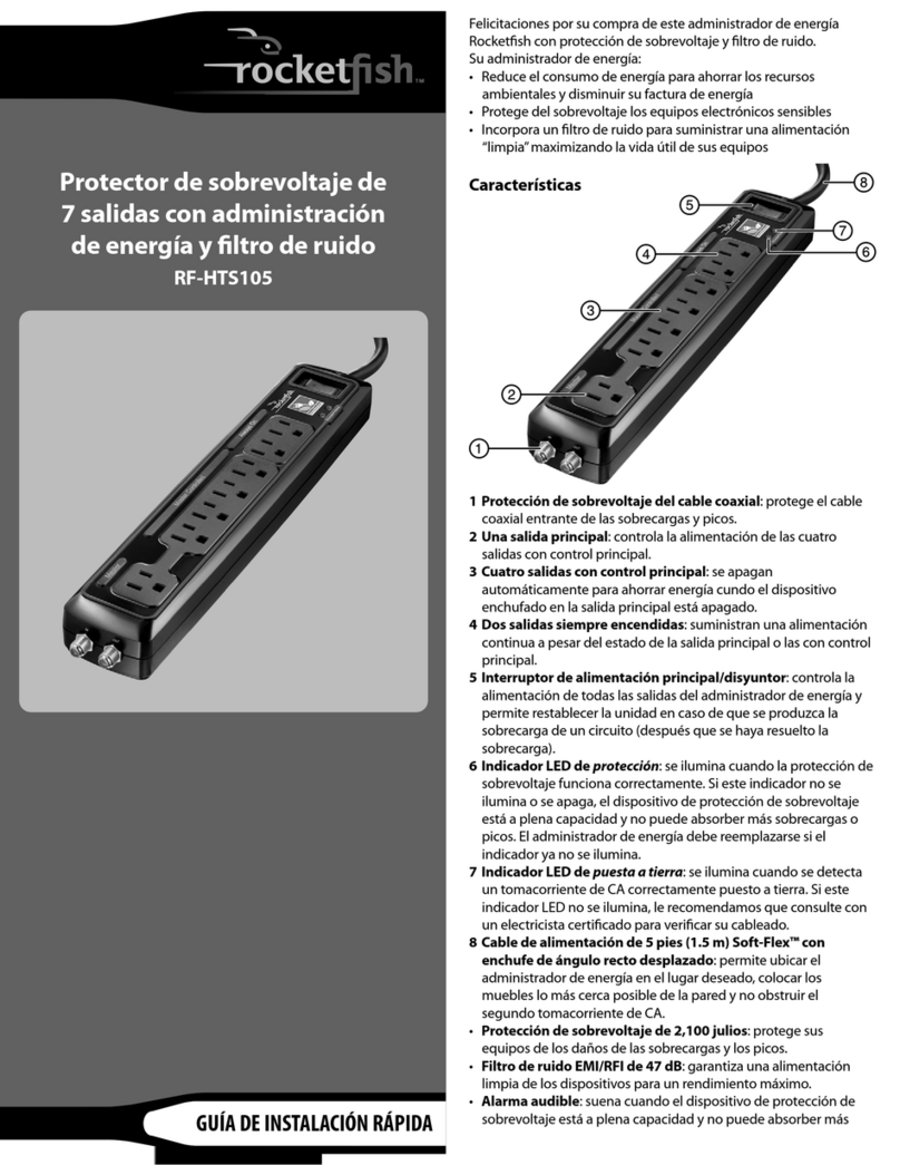 Rocket Fish RF-HTS105 Parts list manual
