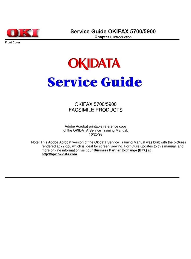 Oki OF5700 Service guide