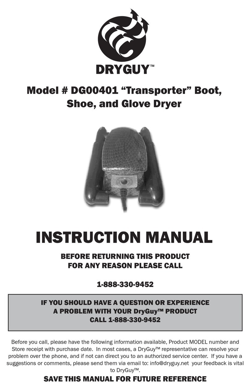 DryGuy Transporter DG00401 User manual