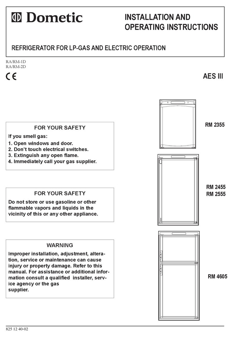 Dometic RM 2355 and User manual