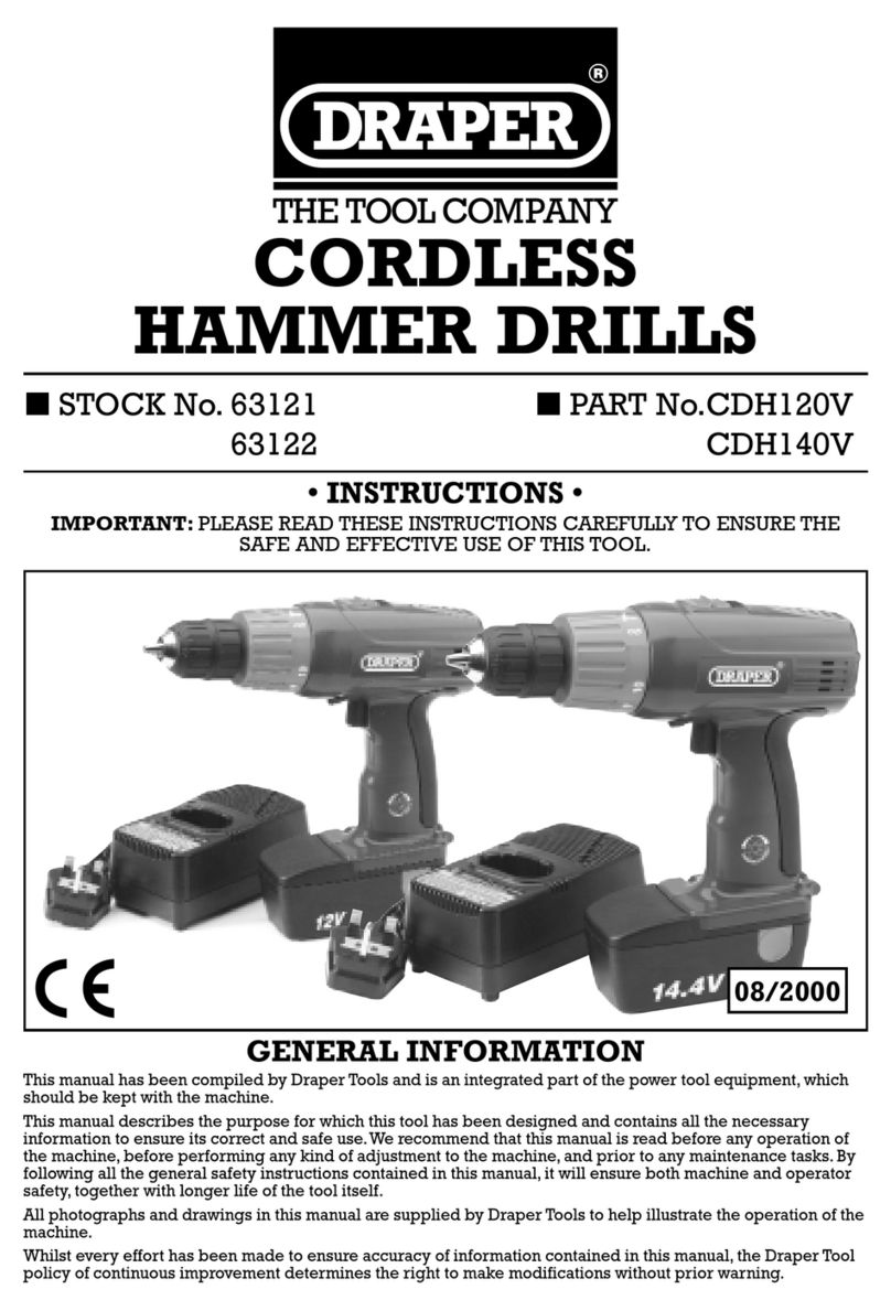 Draper CDH120V user manual