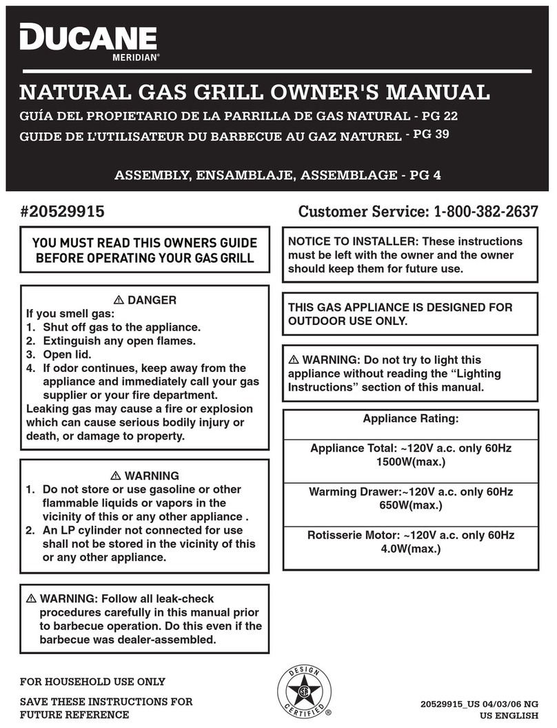 Ducane MERIDIAN owner's manual