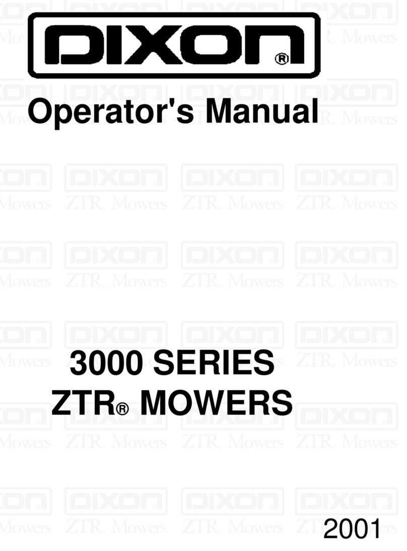 Dixon ZTR 3000 Series User manual