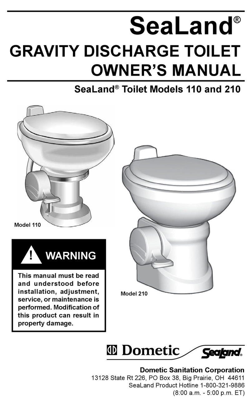 Dometic SeaLand 110 owner's manual
