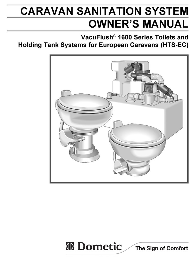 Dometic VacuFlush 1600 Series owner's manual