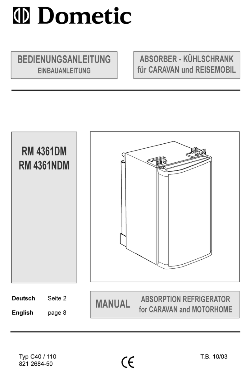 Dometic RM 4361DM User manual