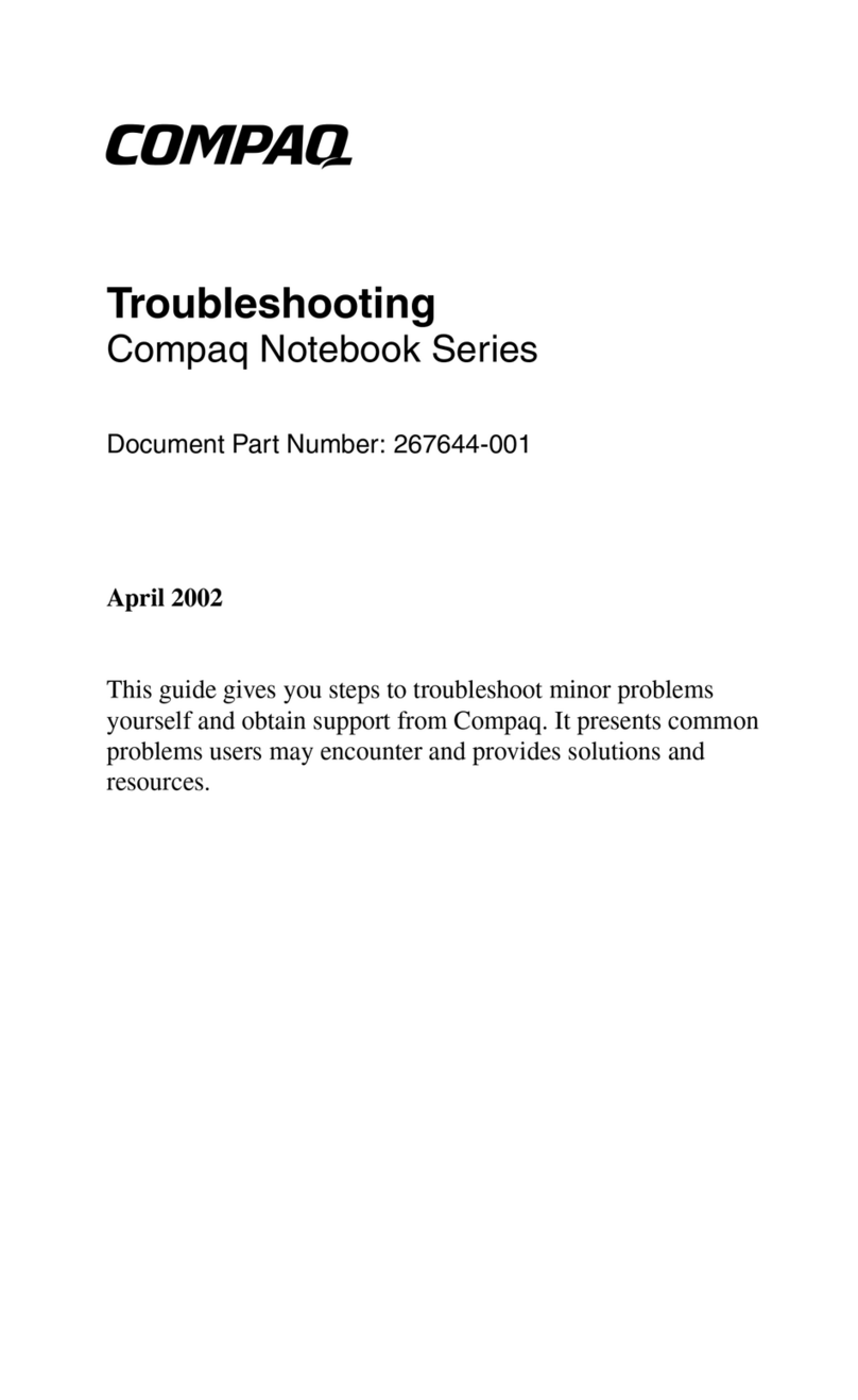Compaq Compaq Notebook Series User manual Compaq Compaq Notebook Series User manual