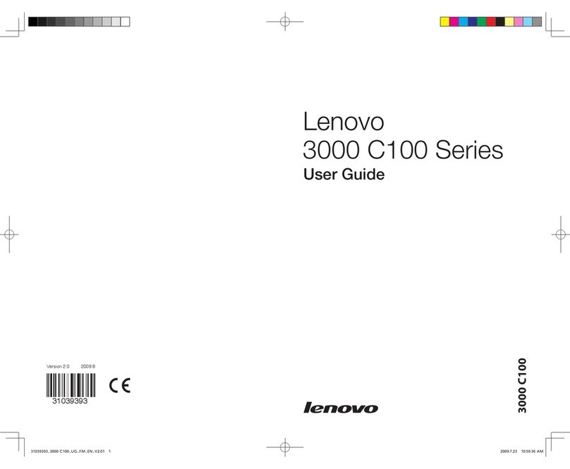 Lenovo C100 - IdeaCentre - Desktop PC User manual