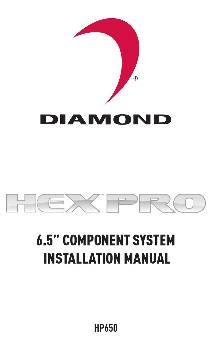Diamond Audio Technology HP650 installation manual