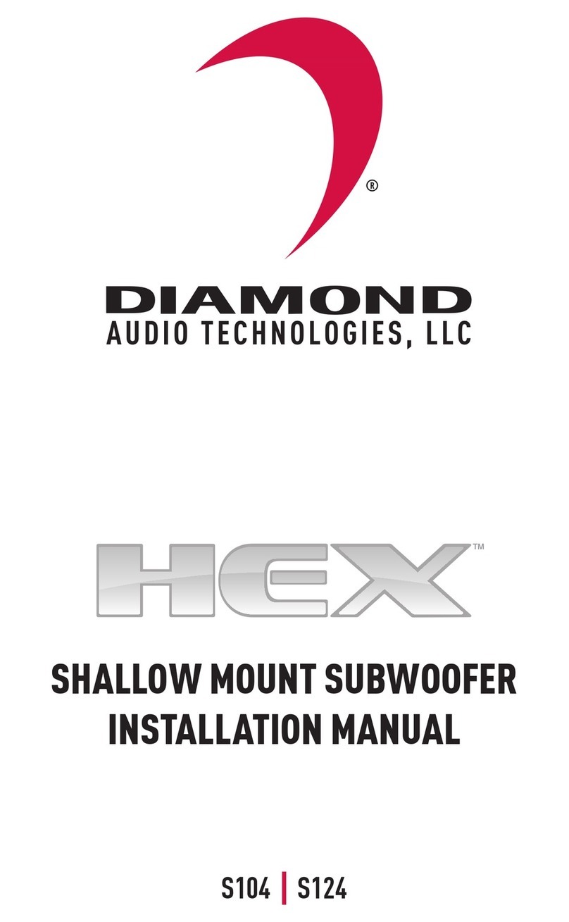 Diamond Audio Technology S104 installation manual Diamond Audio Technology S104 installation manual