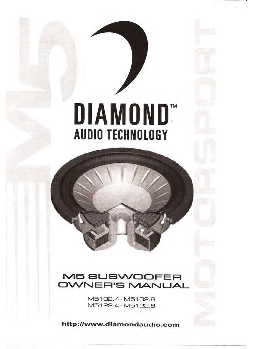 Diamond Audio Technology M5102.4 owner's manual