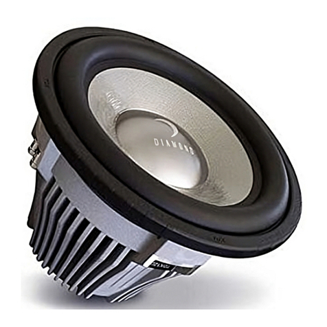Diamond Audio Technology TDX 10D2 owner's manual Diamond Audio Technology TDX 10D2 owner's manual