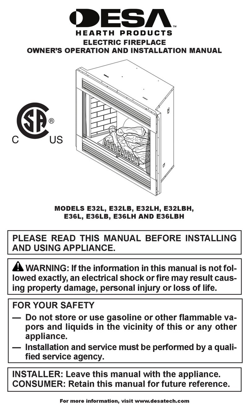 Desa E32L OWNER'S OPERATION AND INSTALLATION MANUAL