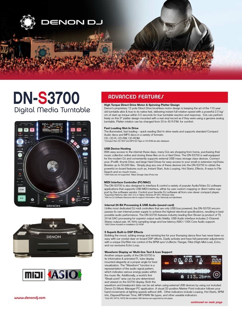 Denon DN-S3700 brochure