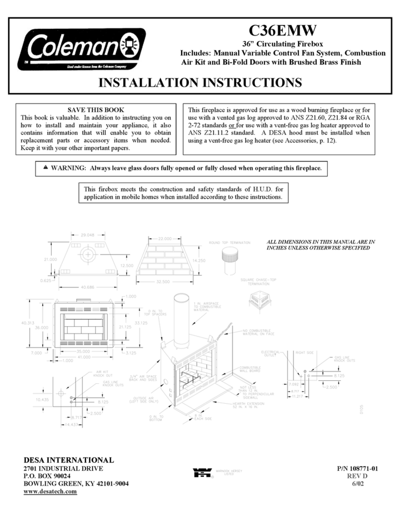 Desa C36EMW User manual