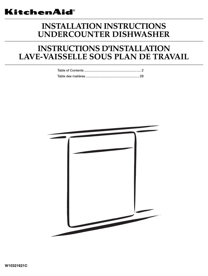 KitchenAid KUDE48FXSP User manual