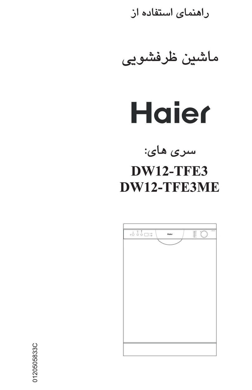 Haier DW12-TFE3 series User manual