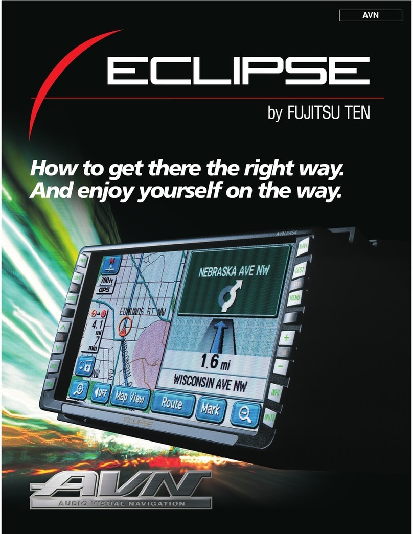 Fujitsu eclipse AVN2454 manual