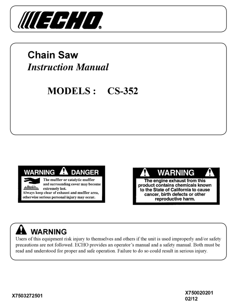 Echo CS-352 instruction manual