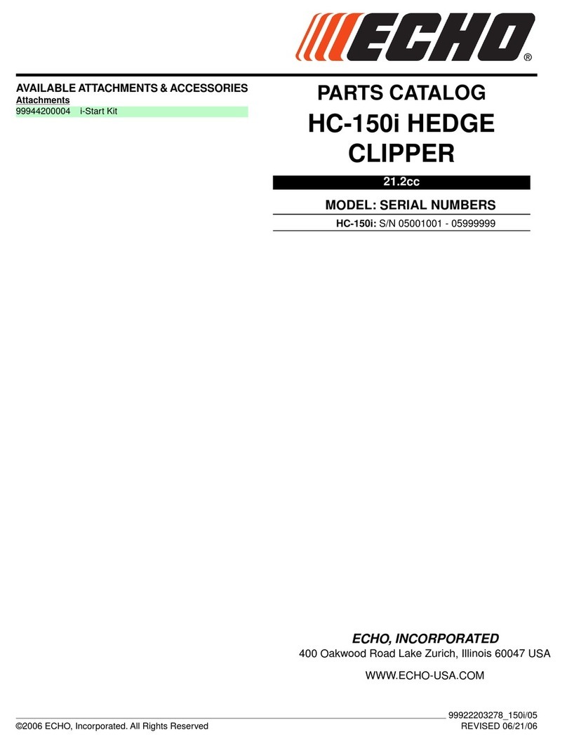 Echo HC-150i Instruction Manual