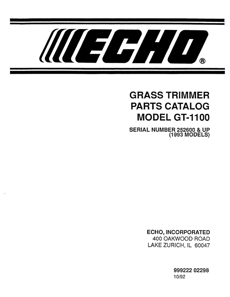 Echo GT-1100 Instruction Manual