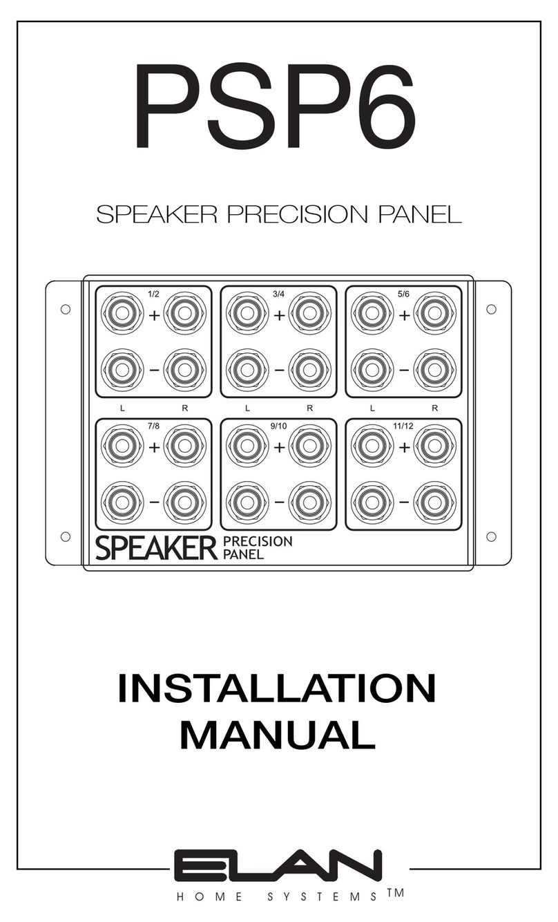 Elan PSP6 installation manual