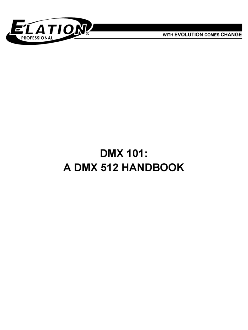 Elation DMX 101 User manual