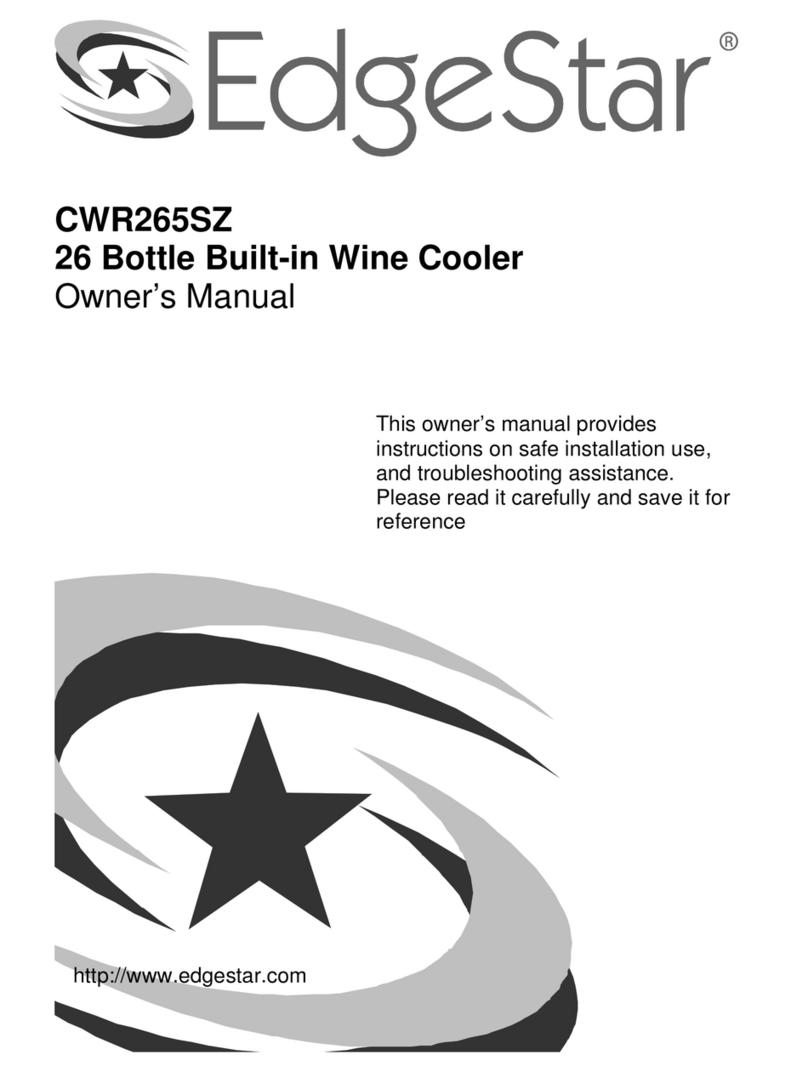 EdgeStar CWR265SZ owner's manual