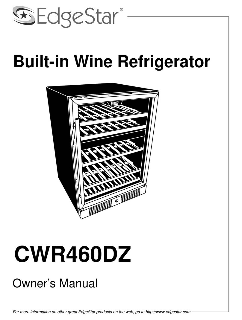 EdgeStar CWR460DZ owner's manual