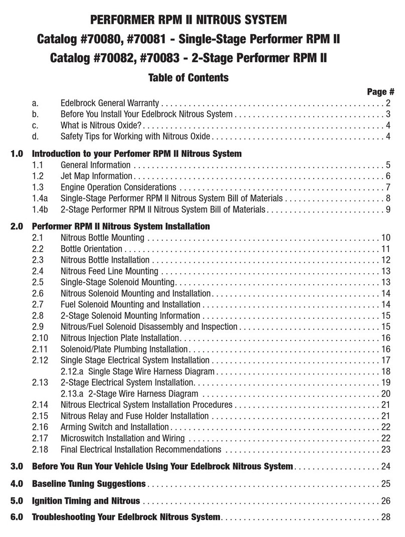 Edelbrock 70080 User manual