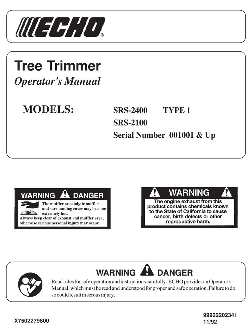 Echo SRS-2100 User manual