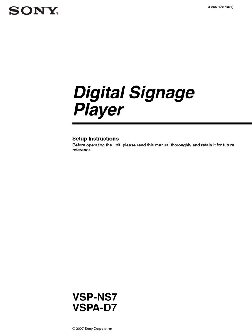 Sony VSPNS7 Setup instructions