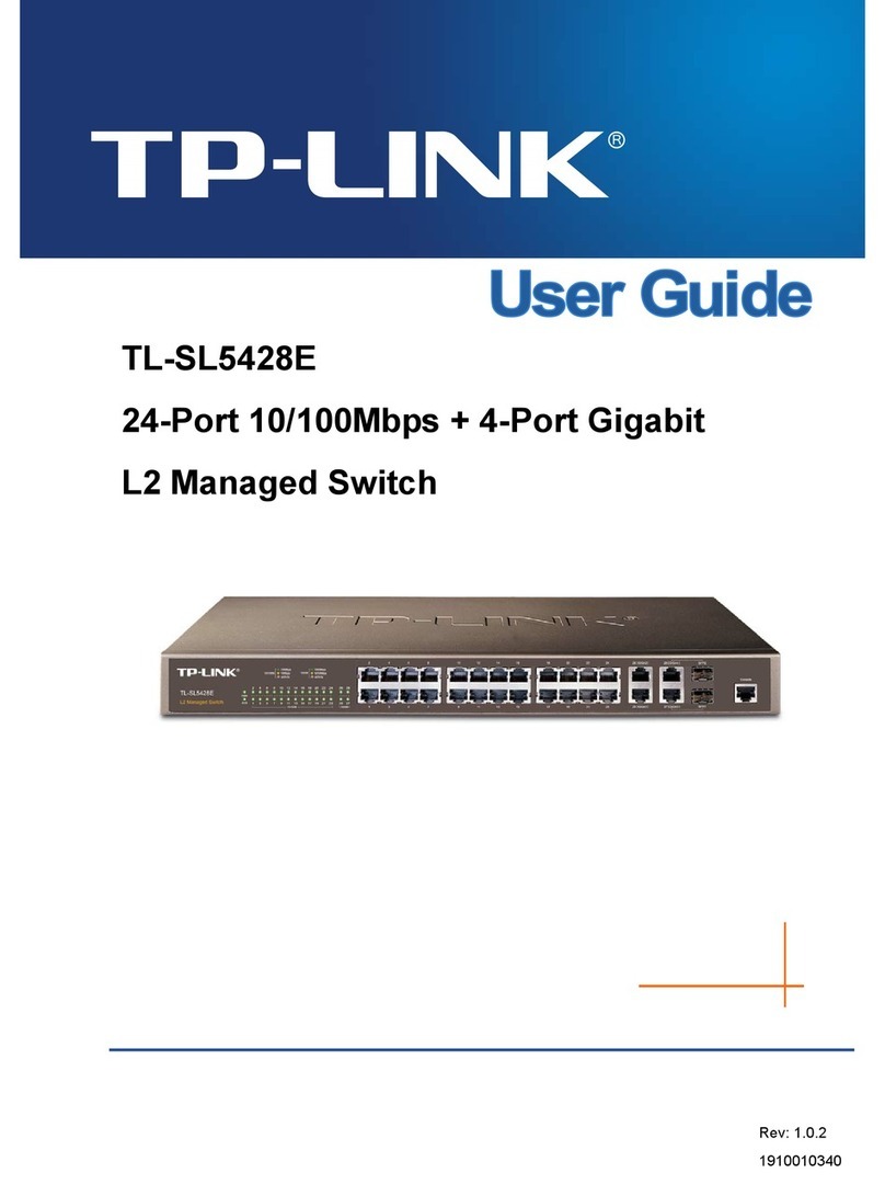 TP-Link JetStream TL-SL5428E user guide TP-Link JetStream TL-SL5428E user guide