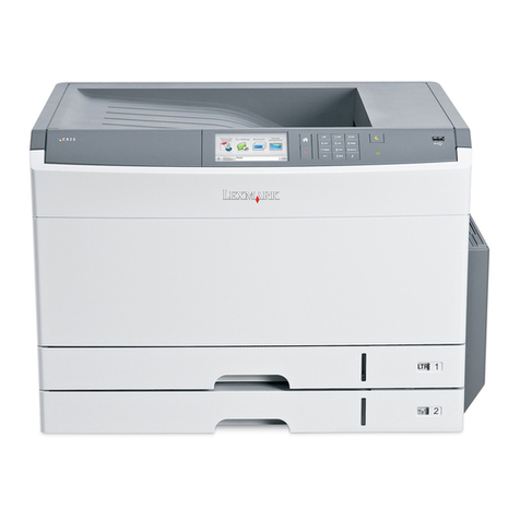Lexmark C925 Operating manual