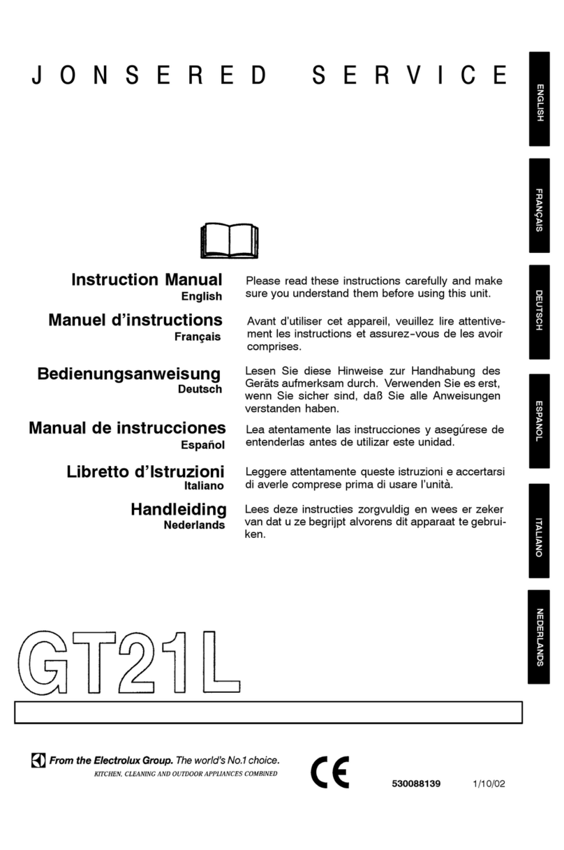 Jonsered GT21 L User manual