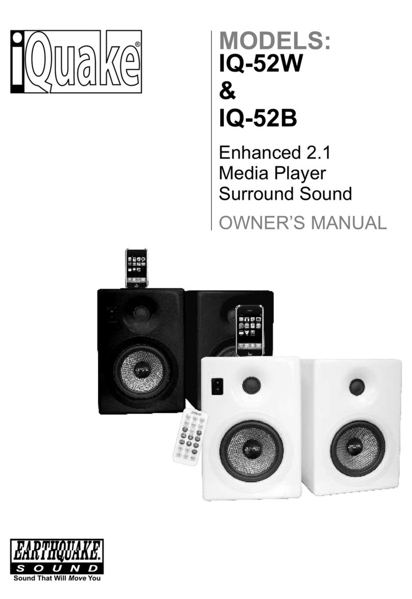 EarthQuake IQUAKE IQ-52B owner's manual