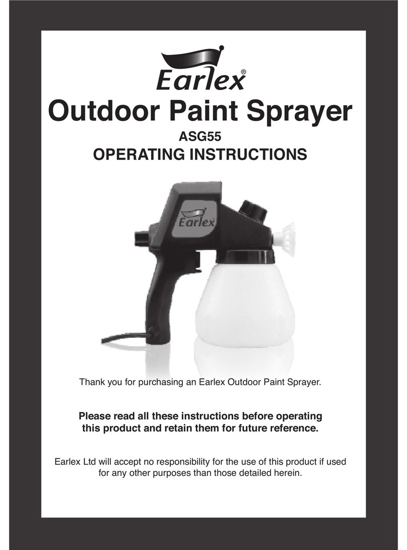 Earlex ASG55 operating instructions
