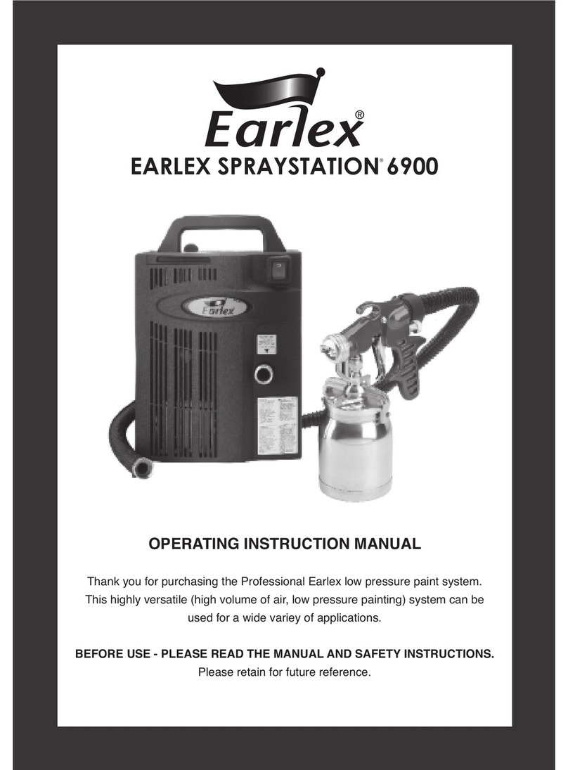 Earlex 6900 Operating instructions manual
