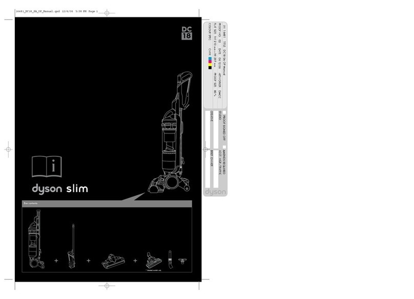 Dyson Slim DC18 Operation manual