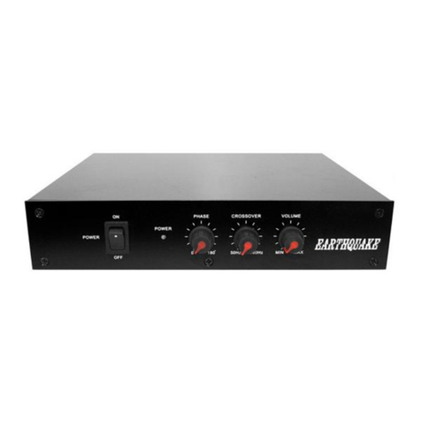 EarthQuake XJ-300R User manual